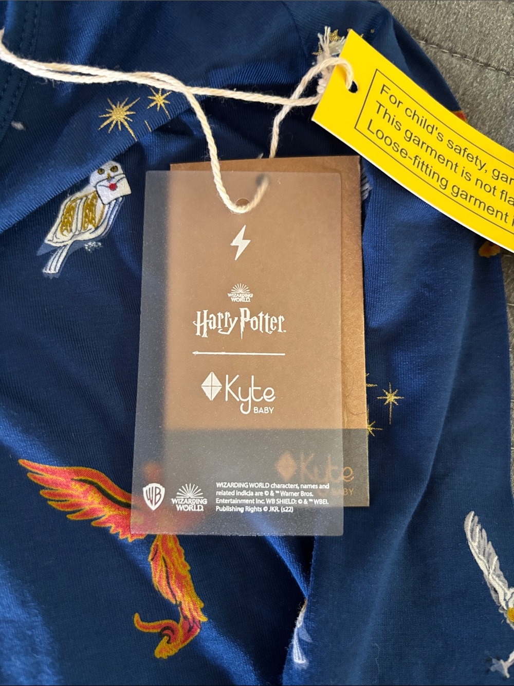 Kyte BABY Navy Blue Harry Potter Pajama Set - Picture 2 of 6